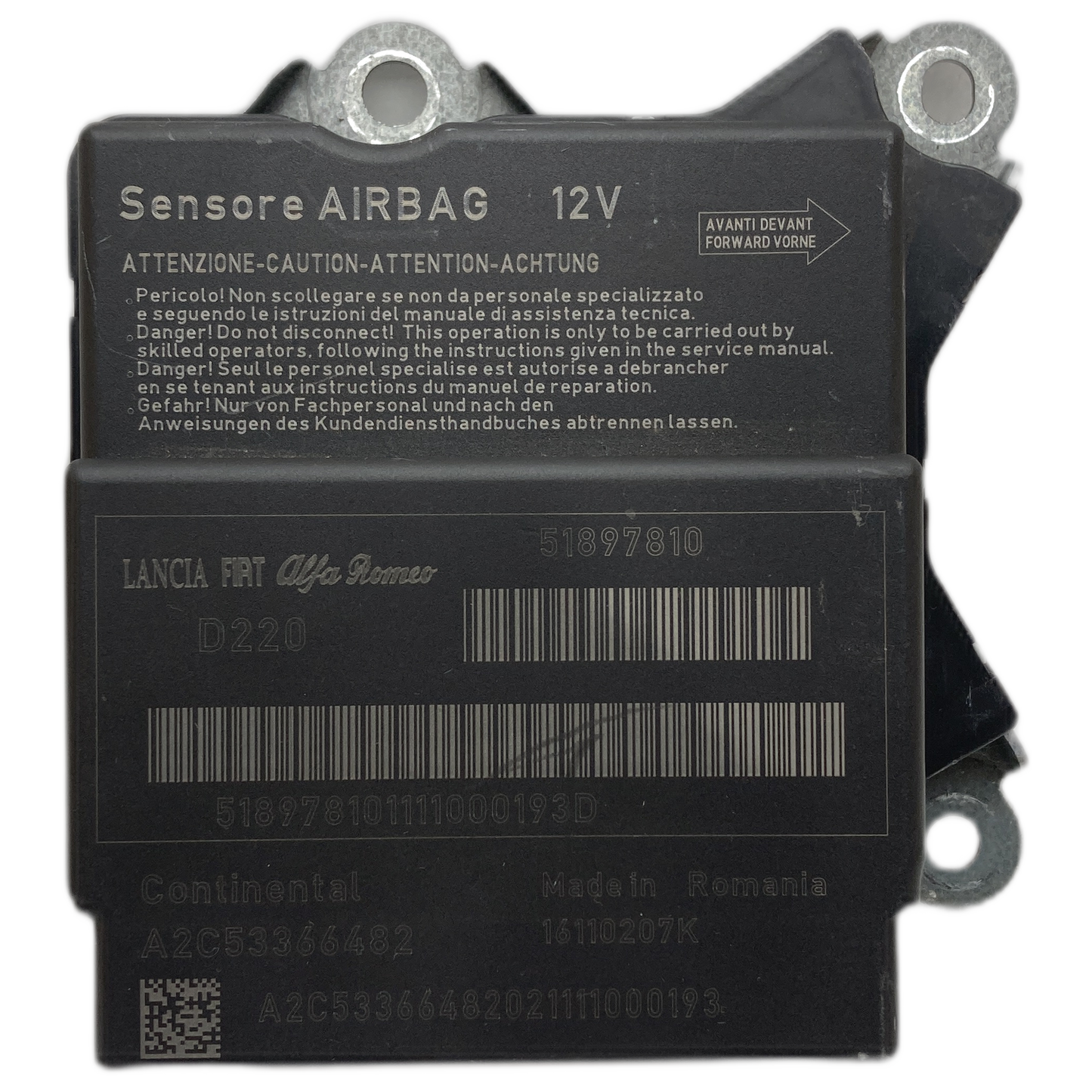 Fiat 500 312 Airbag-Steuergerät Reparatur