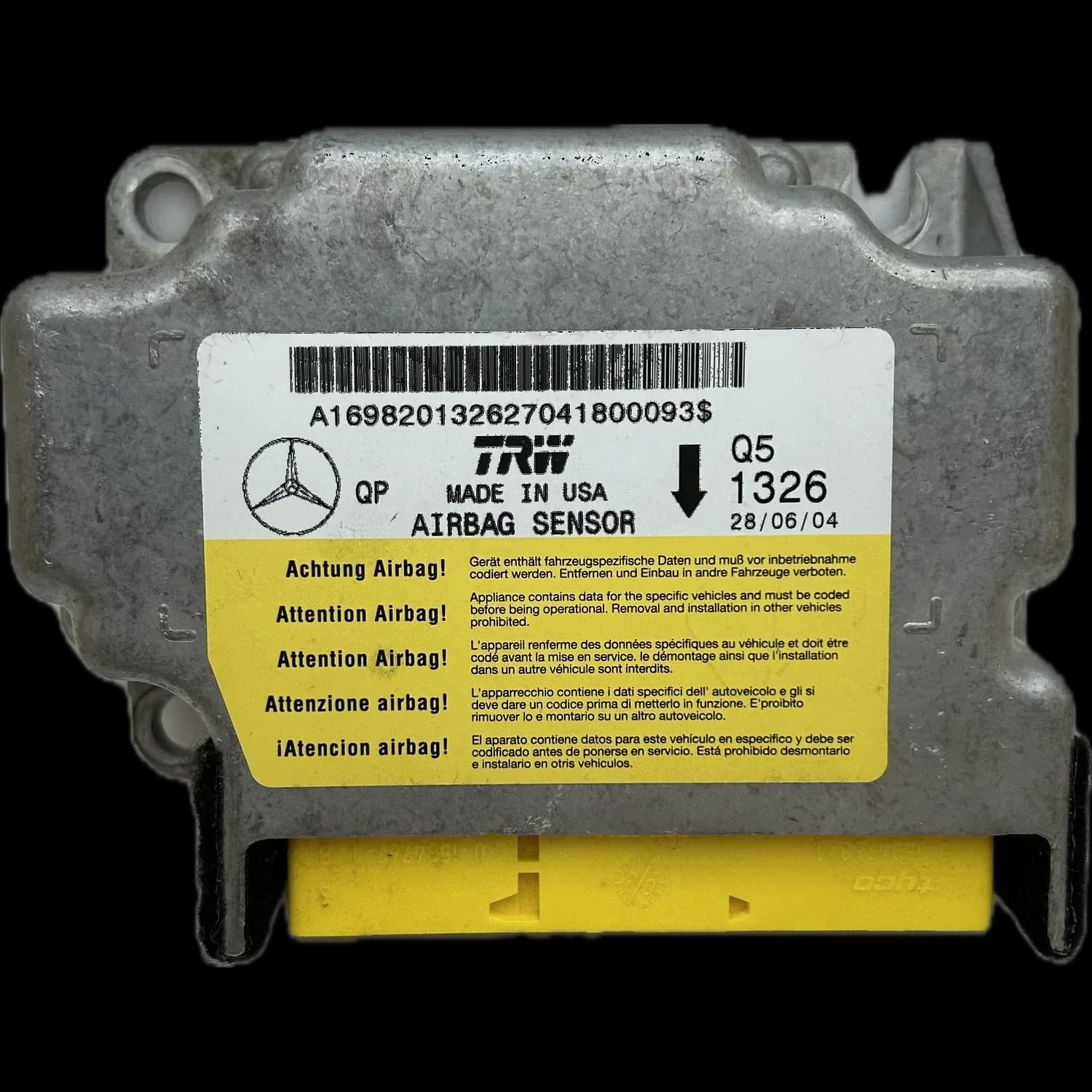 Mercedes-Benz A-Class W169 airbag control unit repair