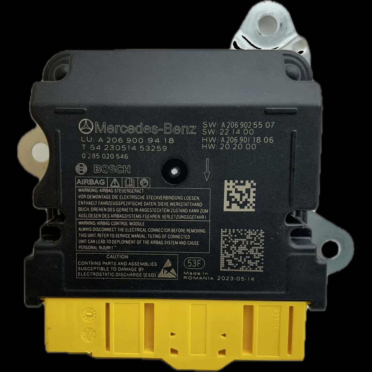 Mercedes-Benz C-Class W206 airbag control unit repair