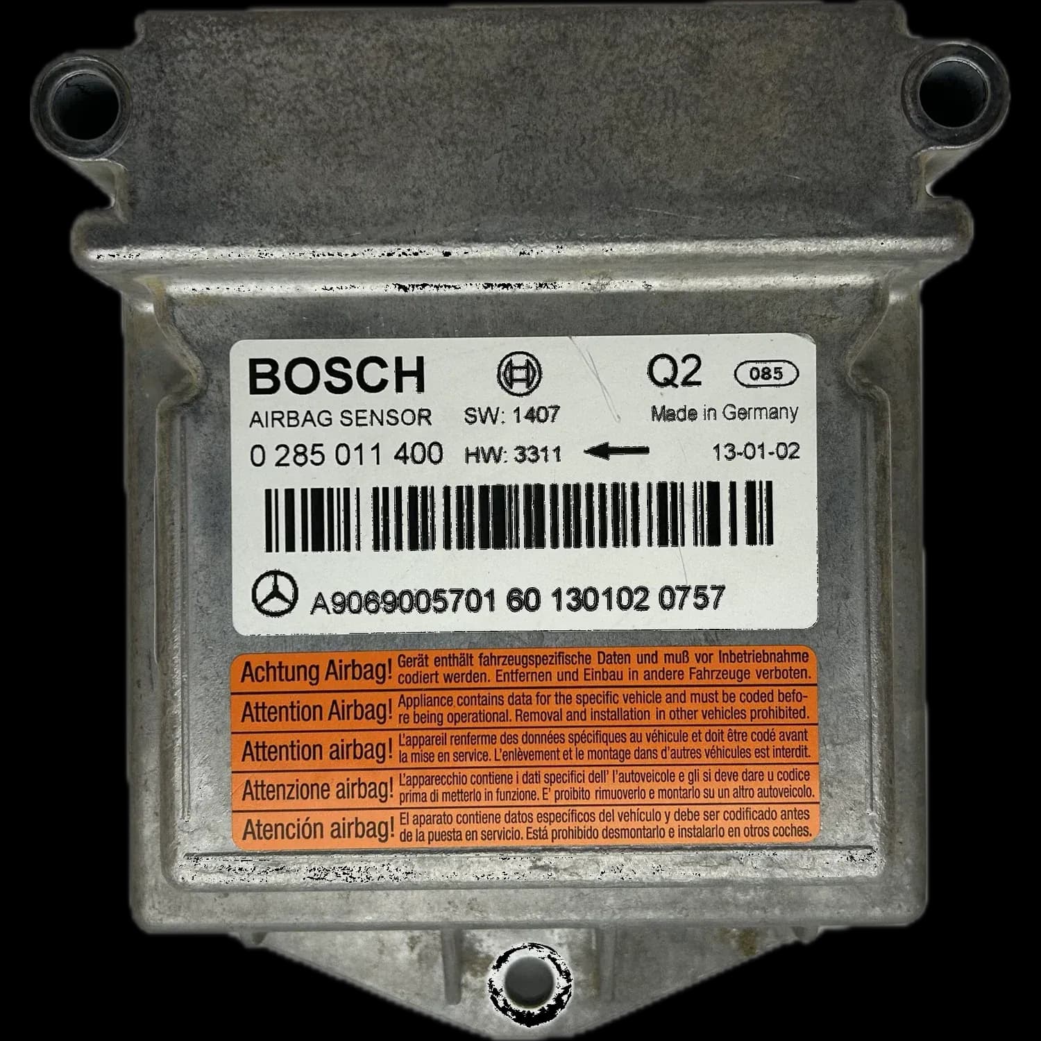 Mercedes-Benz V-Class W639 airbag control unit repair