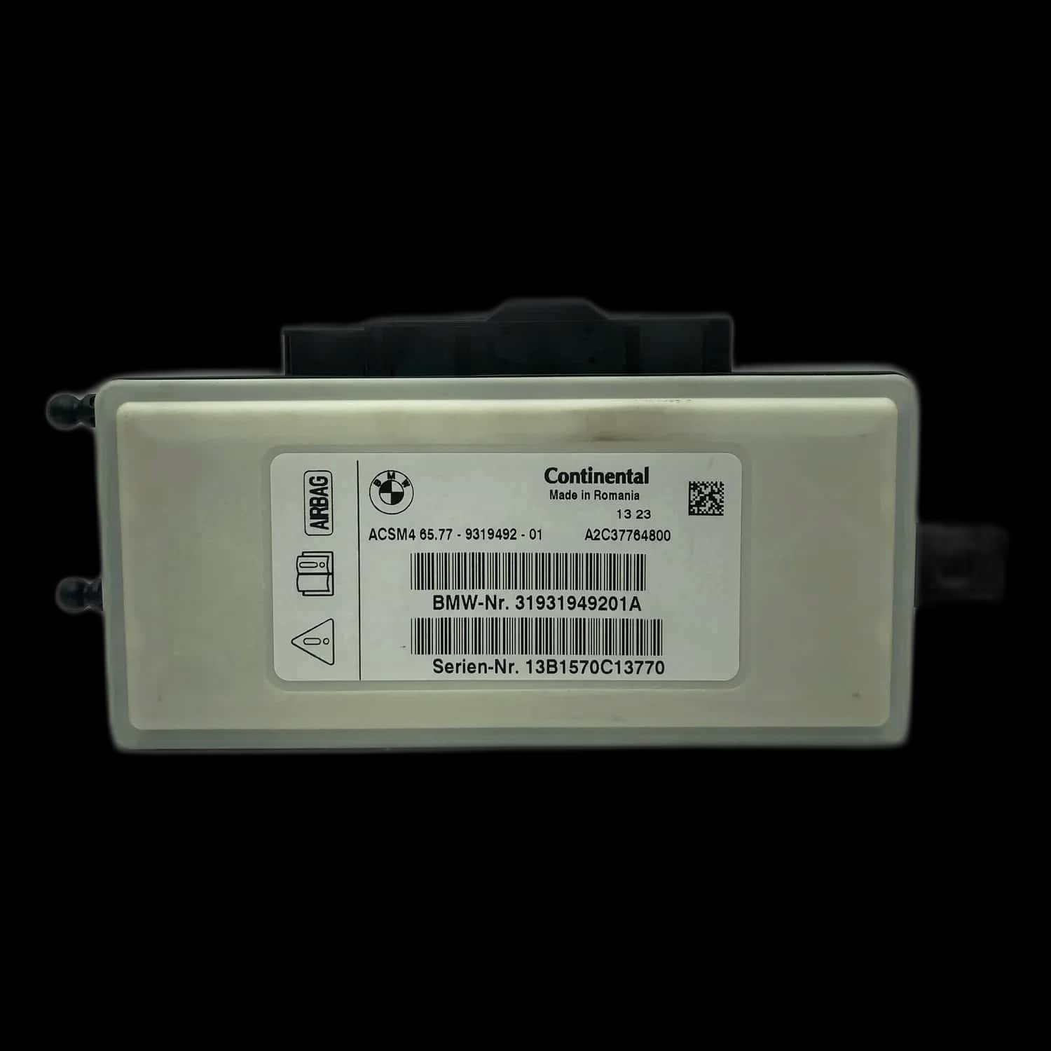 BMW X3 F25 airbag control unit repair