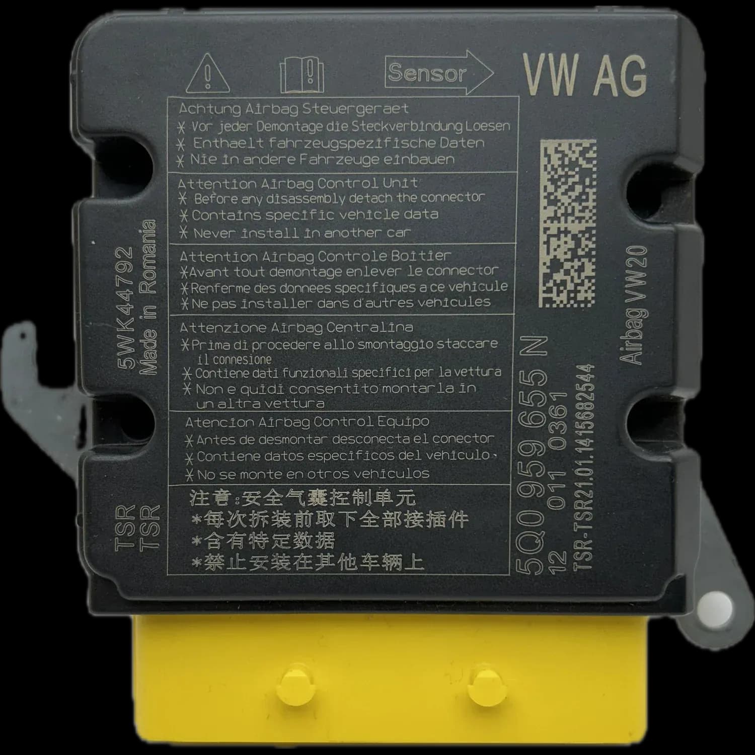 Audi A3 8V airbag control unit repair
