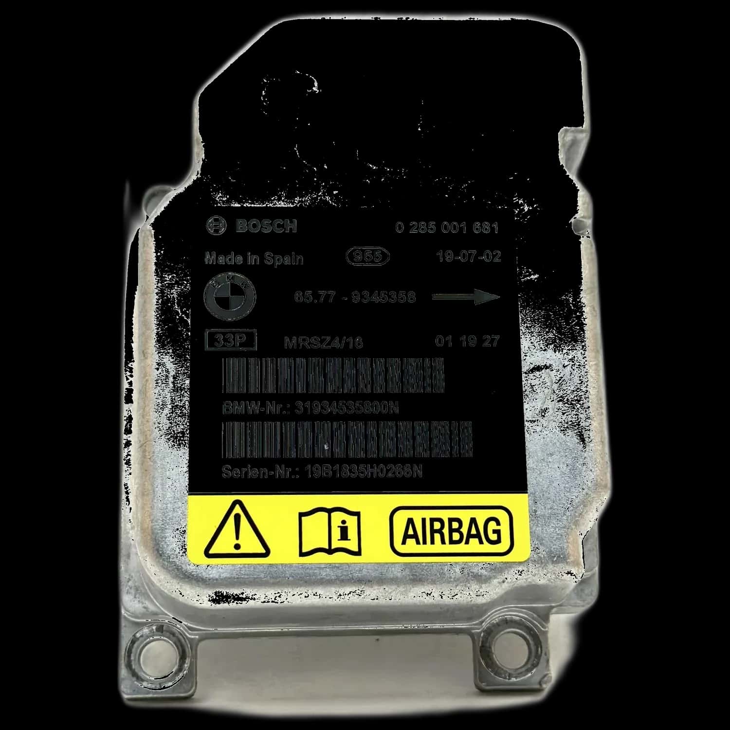 BMW M3 E46 airbag control unit repair