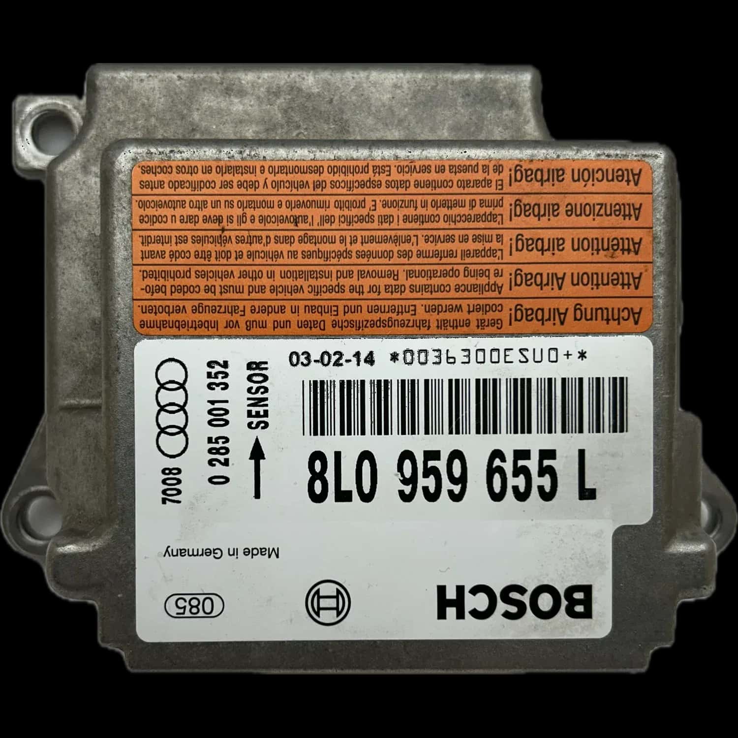Audi A3 8L airbag control unit repair