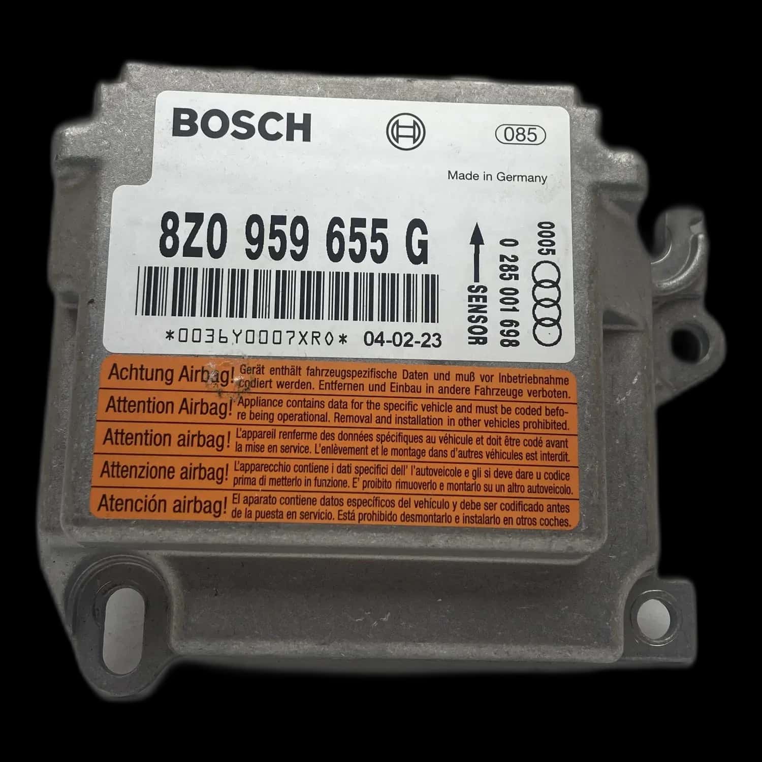 Audi A2 8Z airbag control unit repair