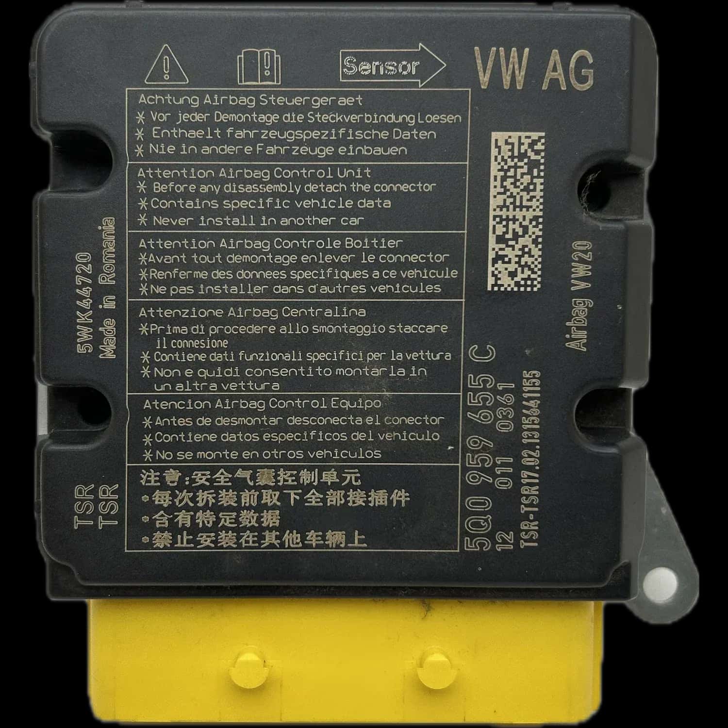 Audi Q3 F3 airbag control unit repair
