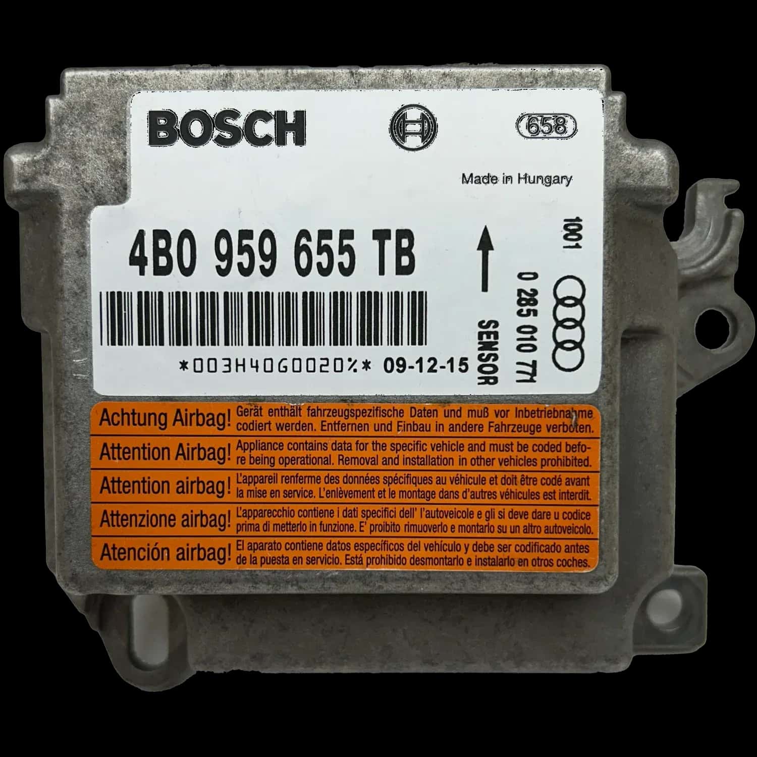 Audi A6 4G C7 airbag control unit repair