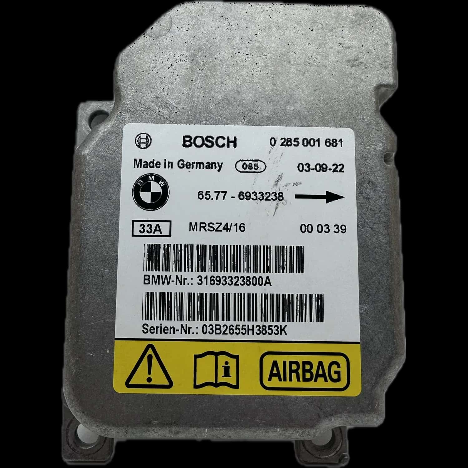 BMW X5 E53 airbag control unit repair