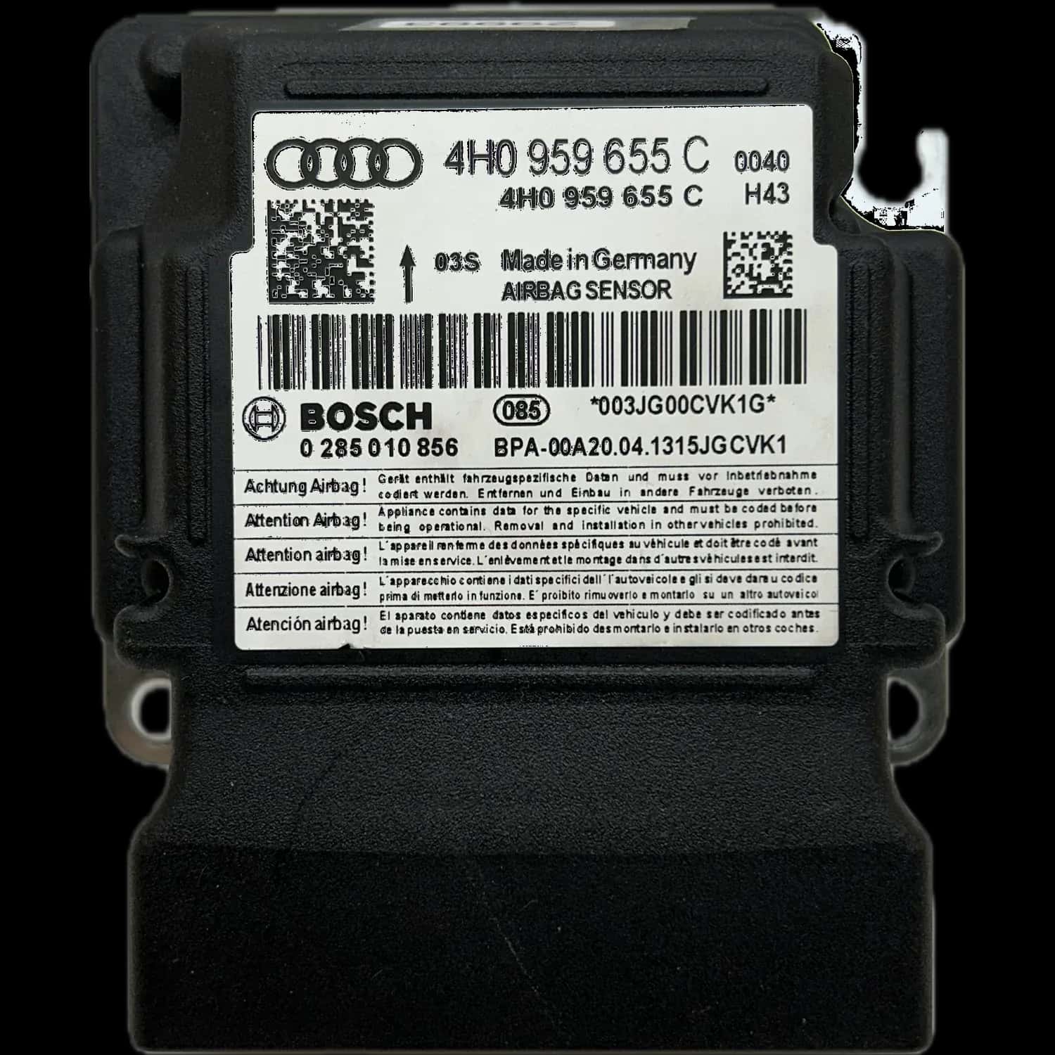 Audi S7 C7 4G Airbag-Steuergerät Reparatur