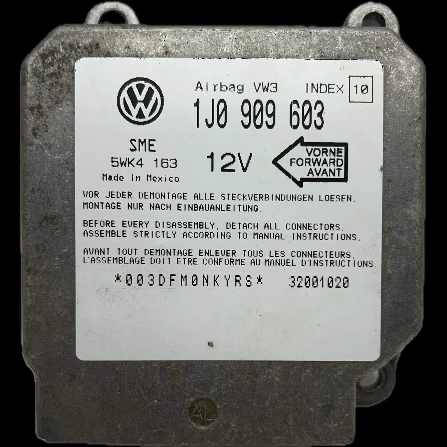 Volkswagen Golf Variant Mk4 Airbag-Steuergerät Reparatur