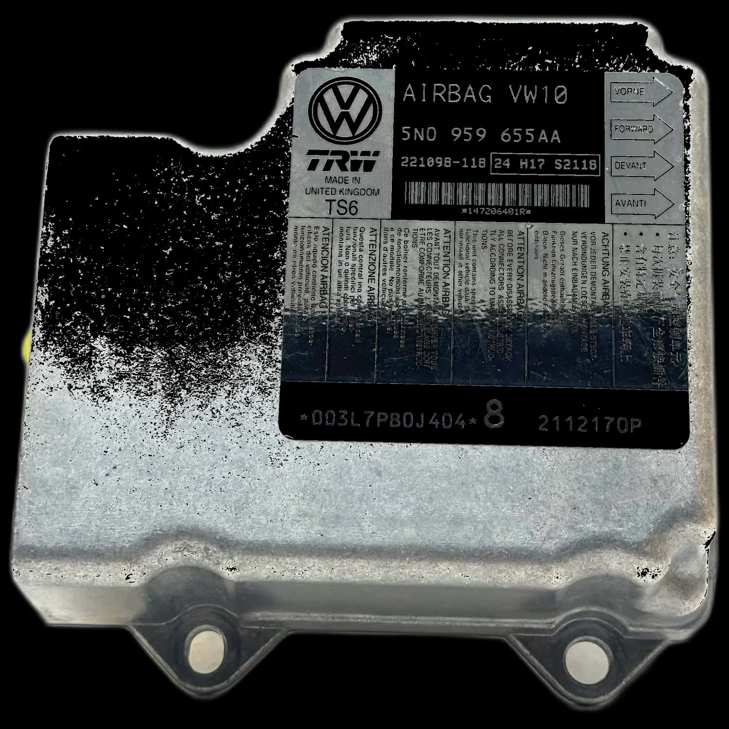 Volkswagen Passat CC 35 Airbag-Steuergerät Reparatur