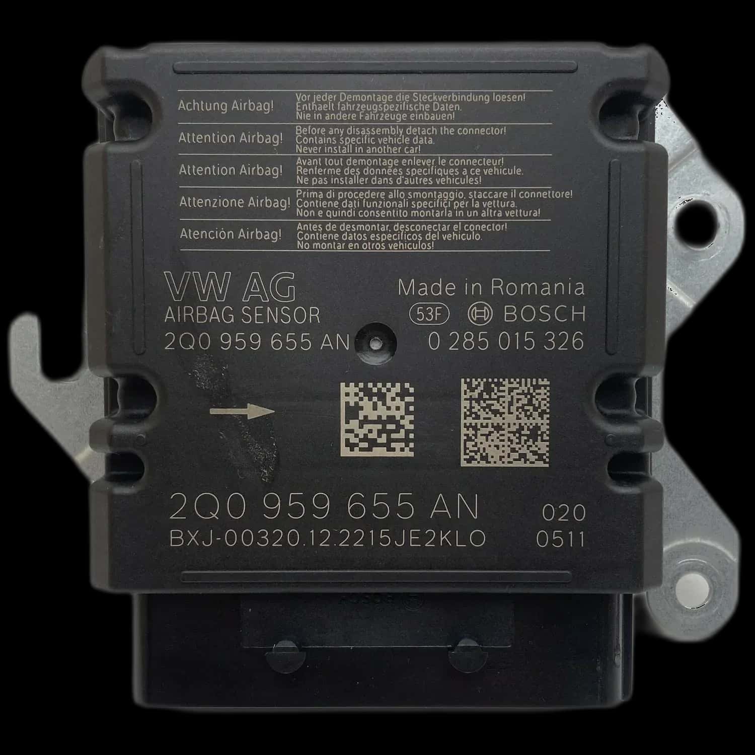 Volkswagen Transporter T6.1 airbag control unit repair
