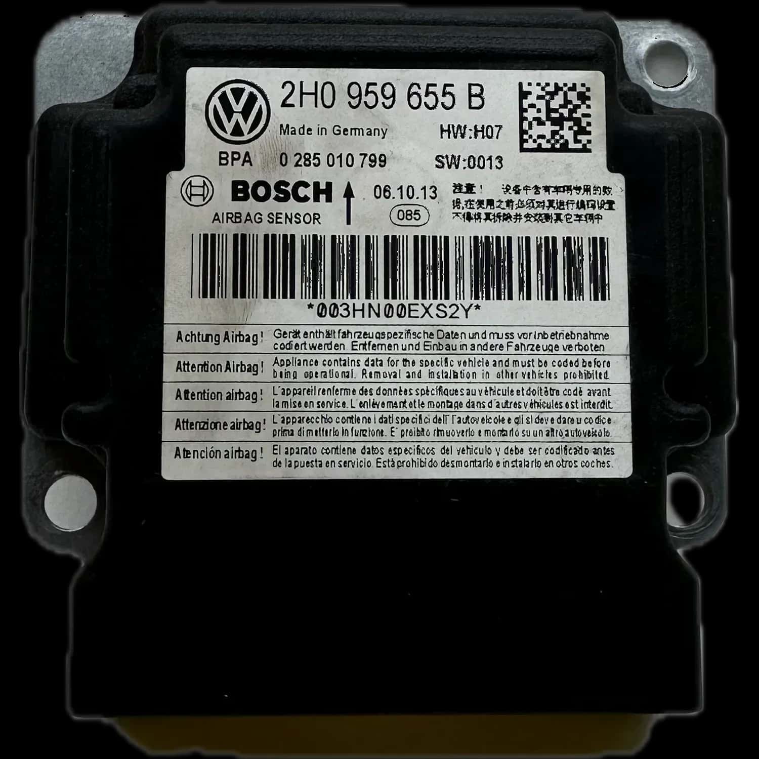 Volkswagen Caddy SB airbag control unit repair