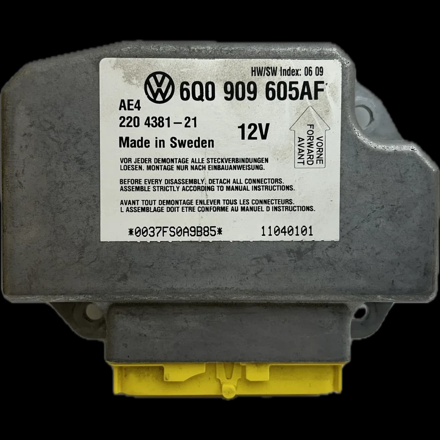 Volkswagen New Beetle Airbag-Steuergerät Reparatur