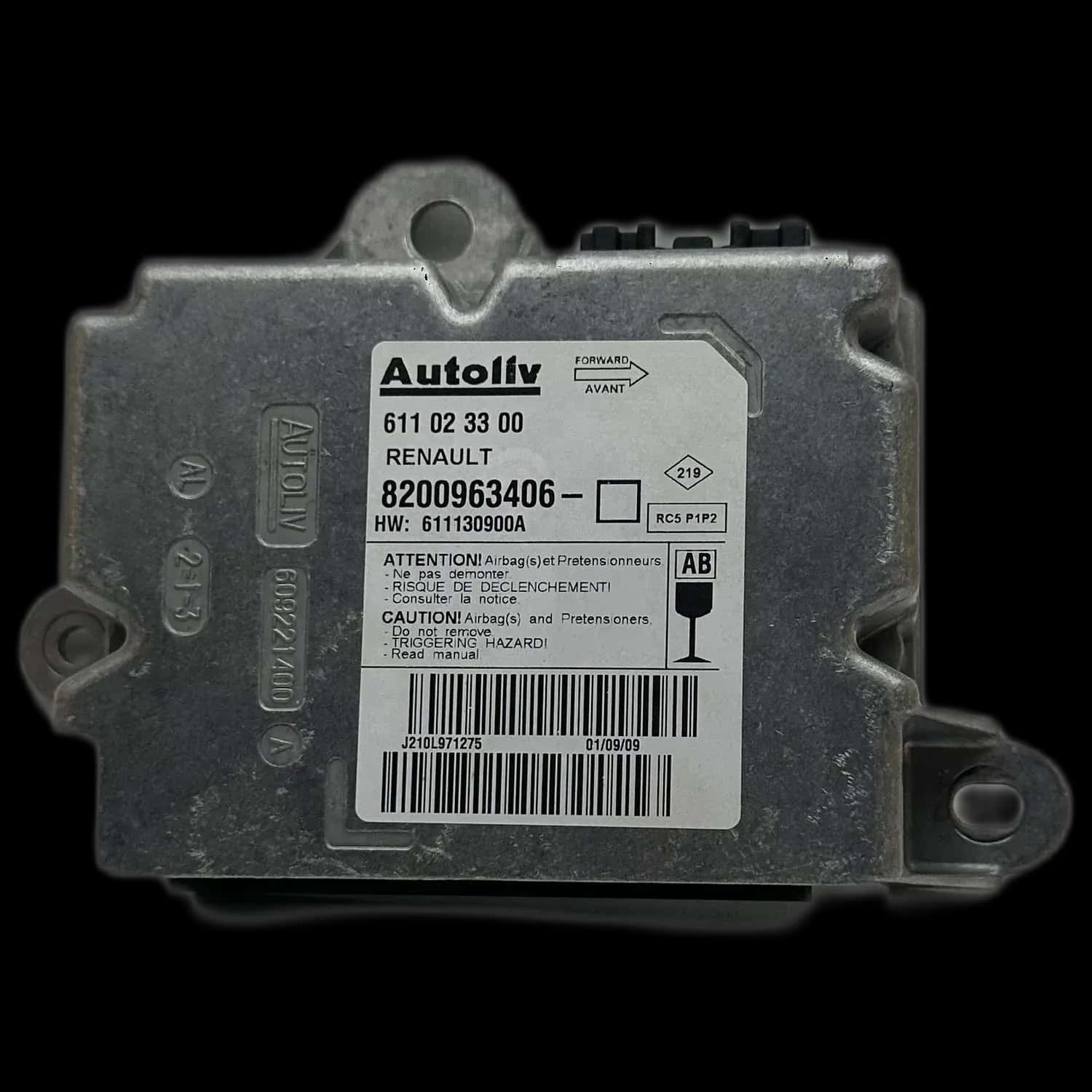 Renault Grand Modus I airbag control unit repair