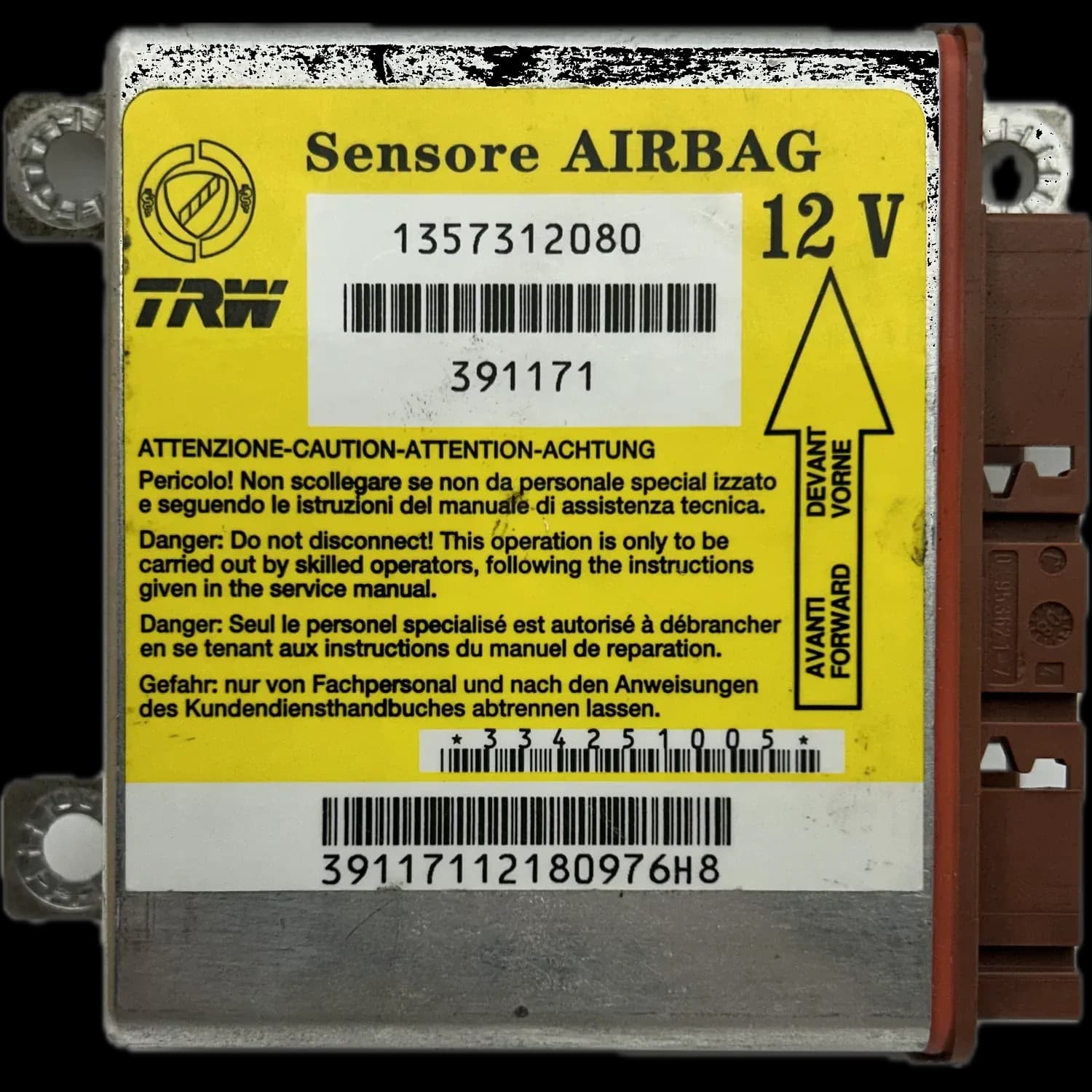 Citroën Jumper III airbag control unit repair