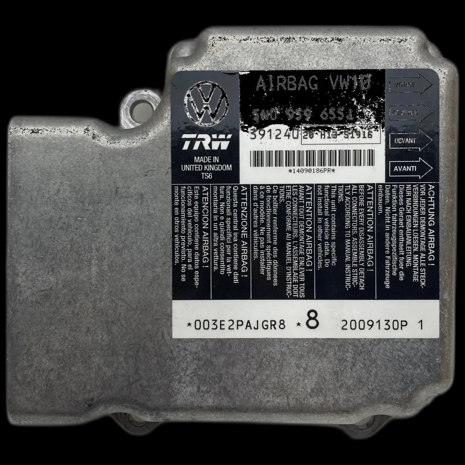 Seat Leon Mk2 Airbag Control Unit Repair
