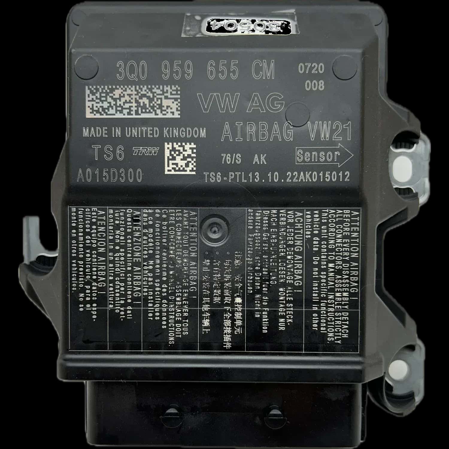 Seat Leon Mk4 airbag control unit repair
