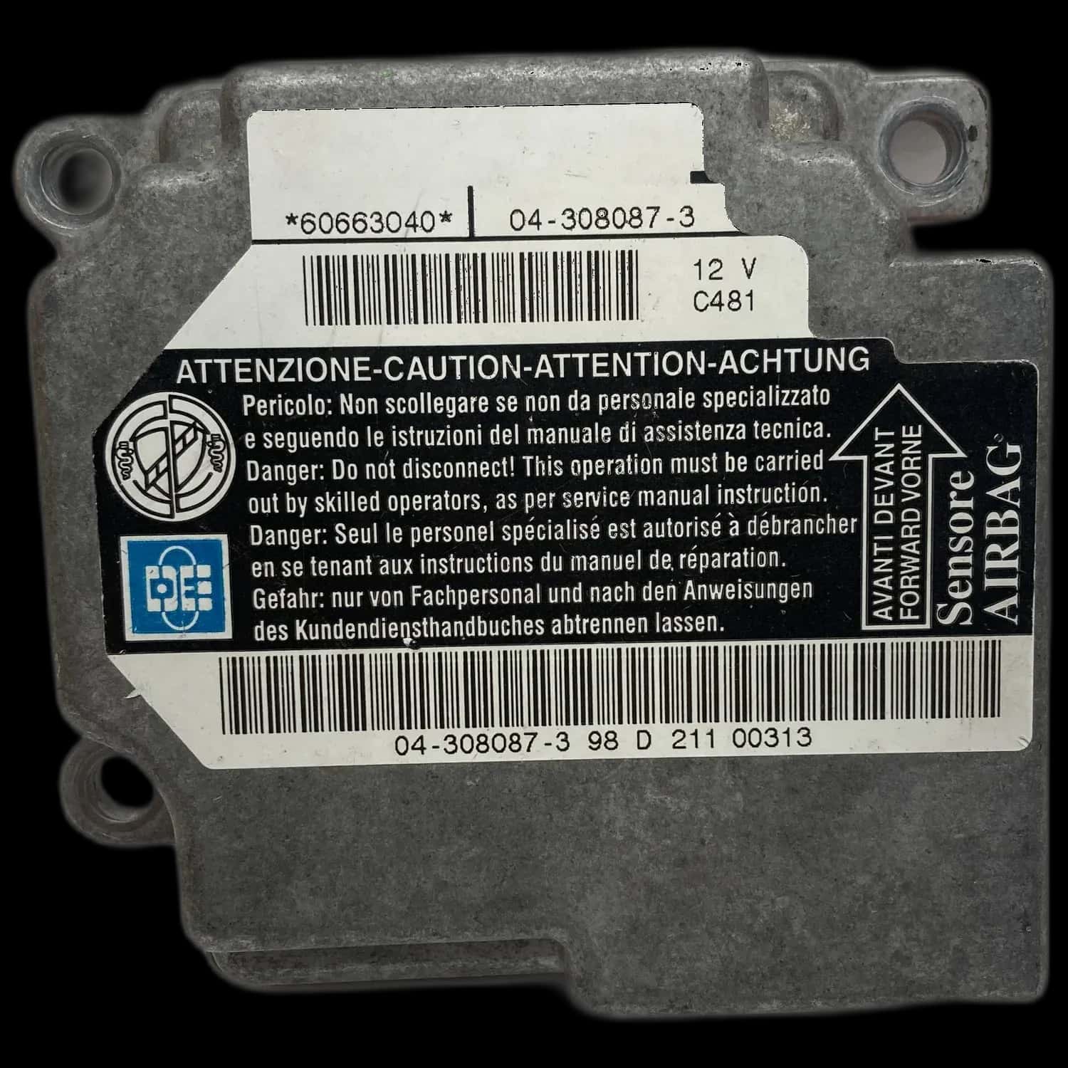 Alfa Romeo 156 932 airbag control unit repair