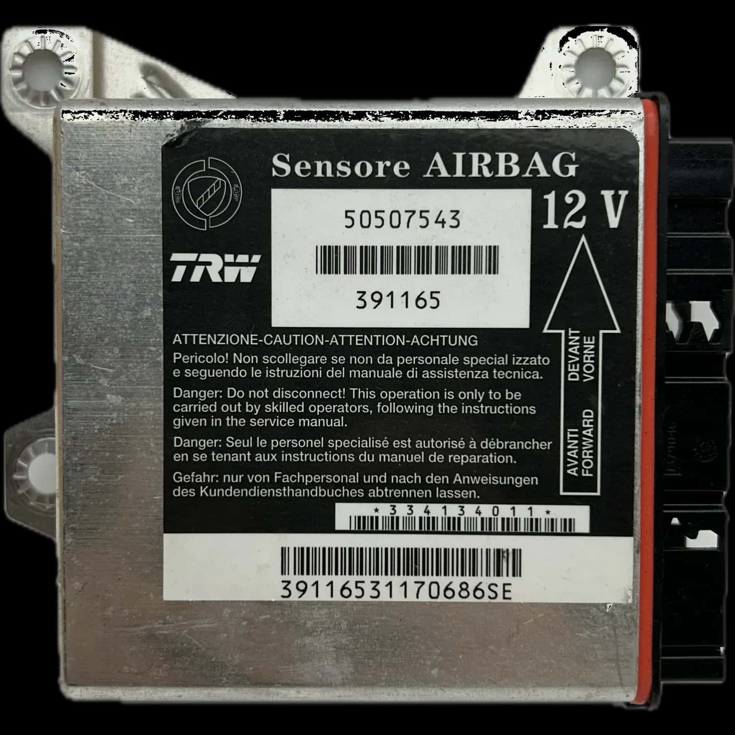 Alfa Romeo Spider 939 airbag control unit repair