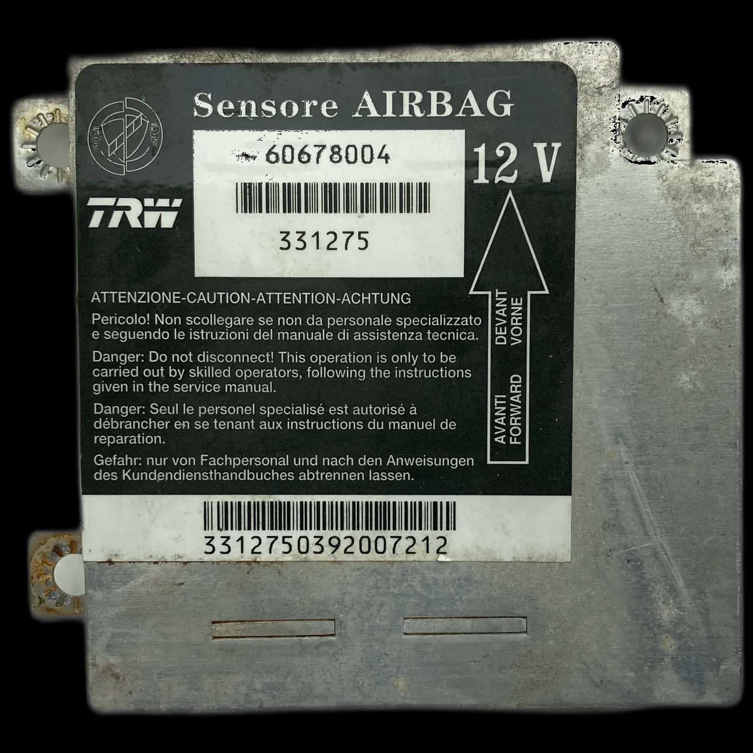 Alfa Romeo 166 936 airbag control unit repair