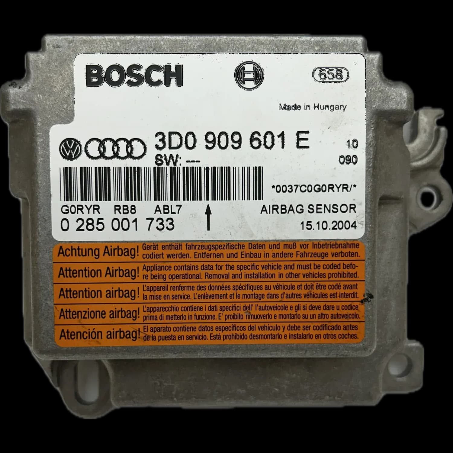 Bentley Continental R Mk1 Airbag Control Unit Repair