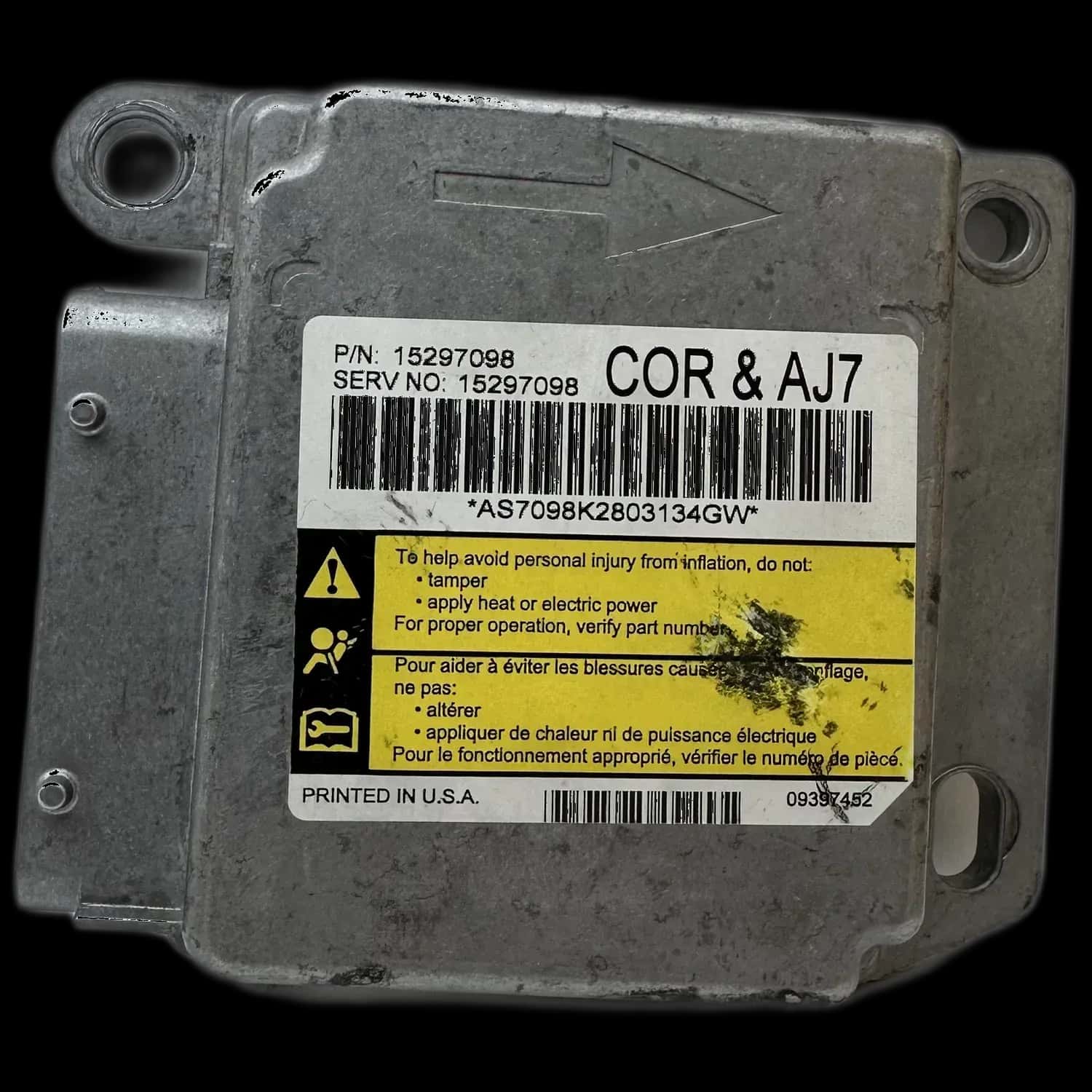 Chevrolet Corvette C6 Airbag Control Unit Repair