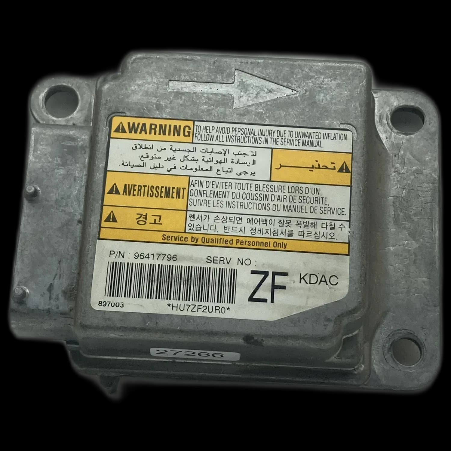 Daewoo Tacuma U100 airbag control unit repair