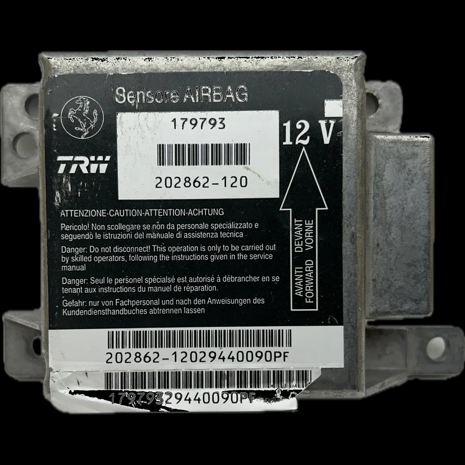 Ferrari 360 Modena F131 airbag control unit repair
