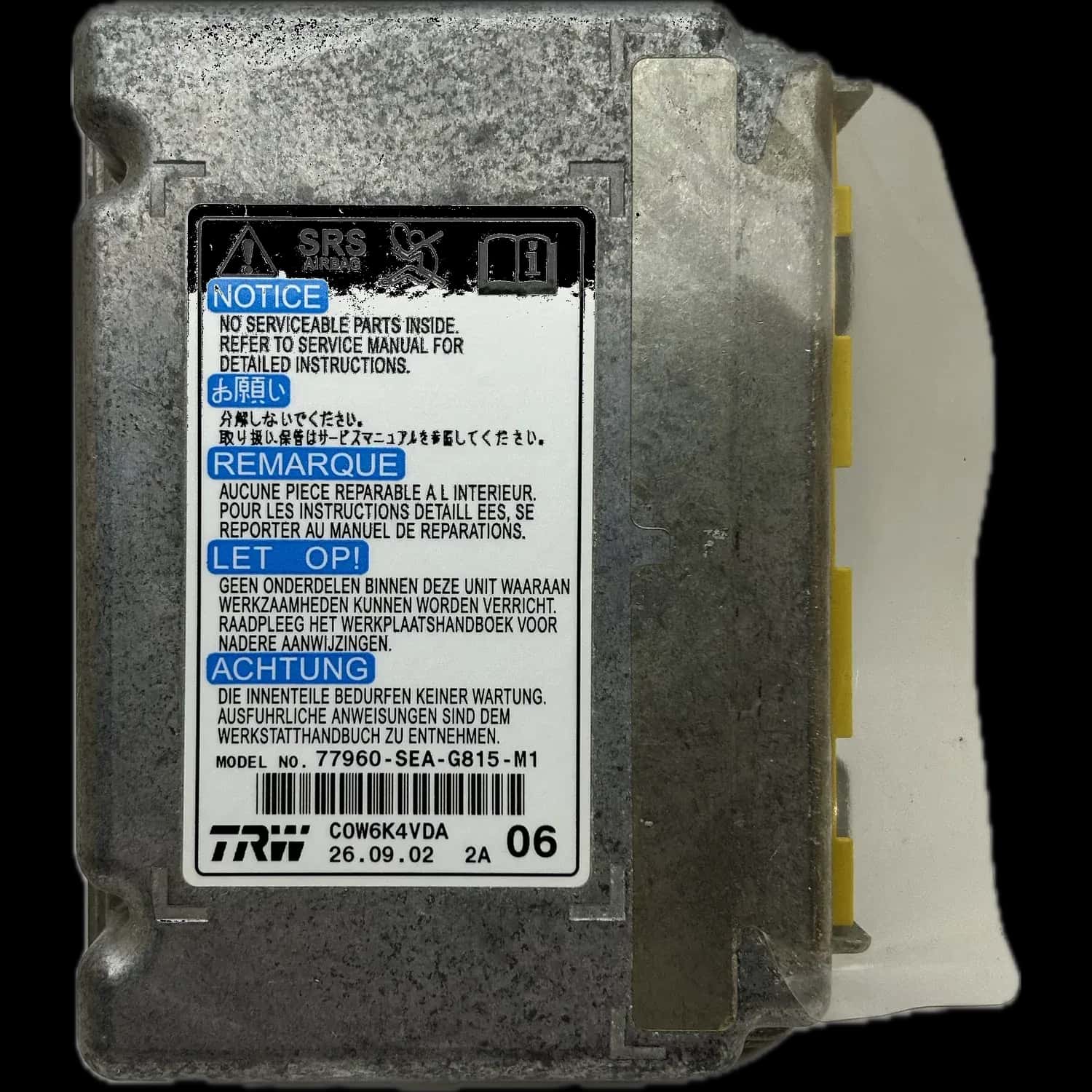 Honda Accord 2nd Gen Airbag Control Unit Repair