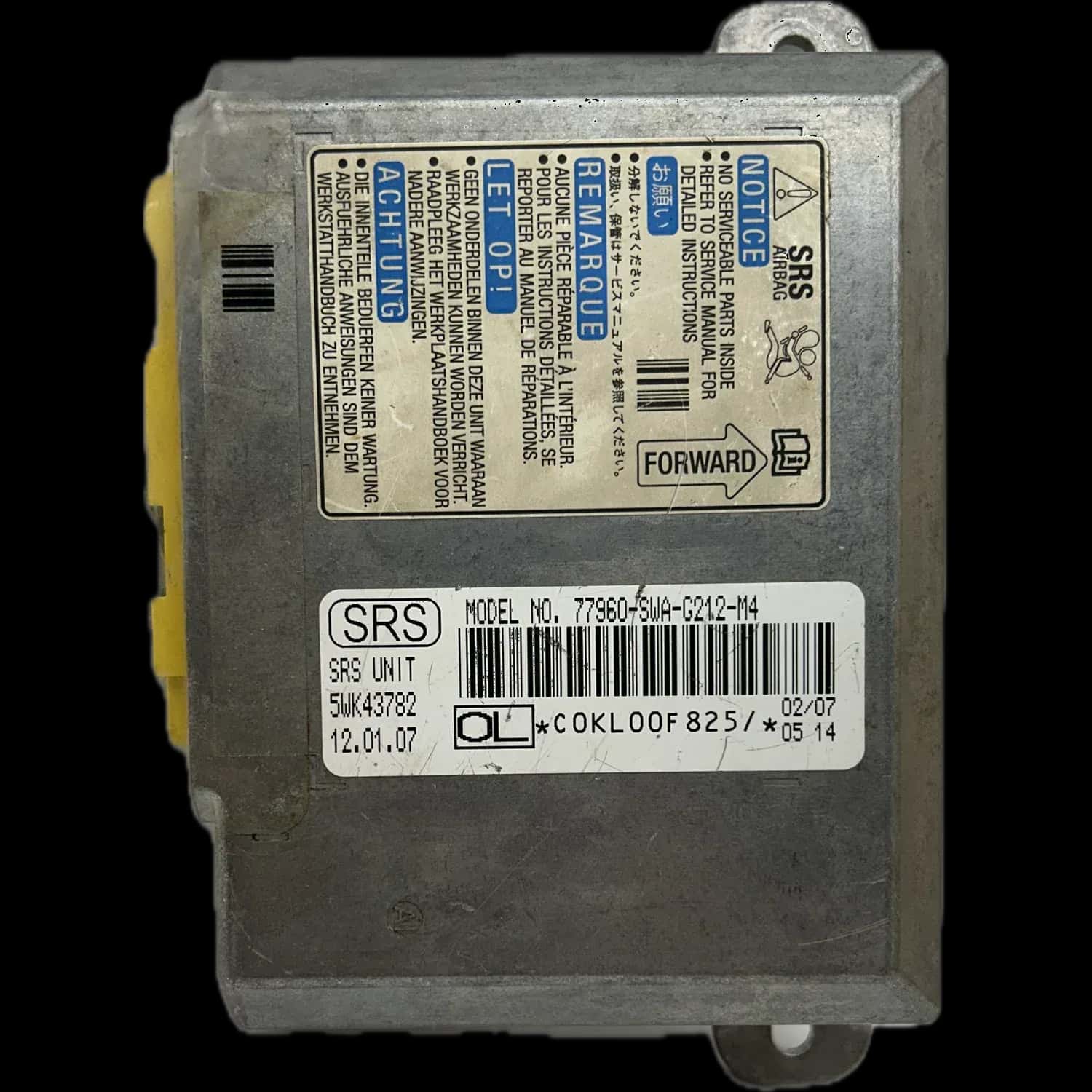 Honda CR-V 6th Gen Airbag Control Unit Repair