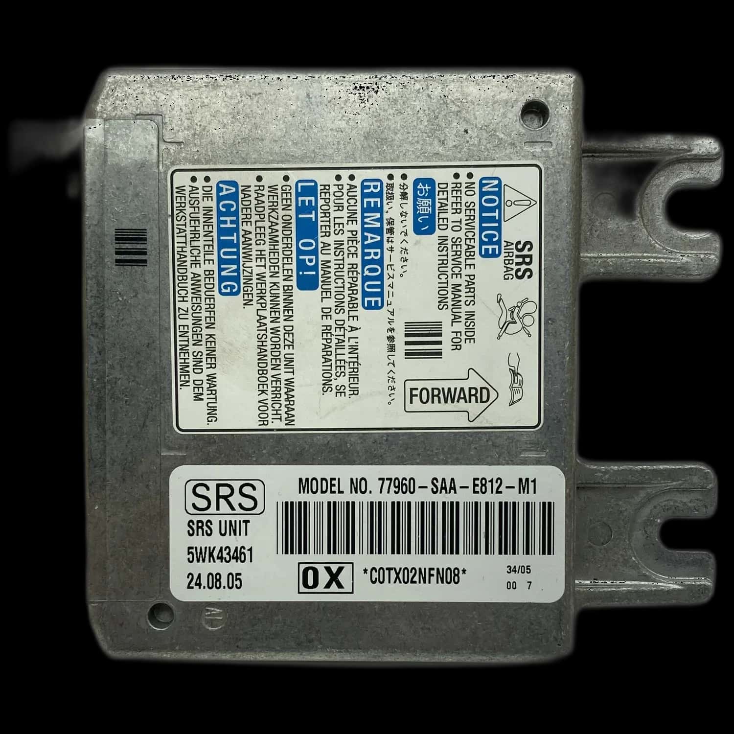 Honda Jazz GD airbag control unit repair