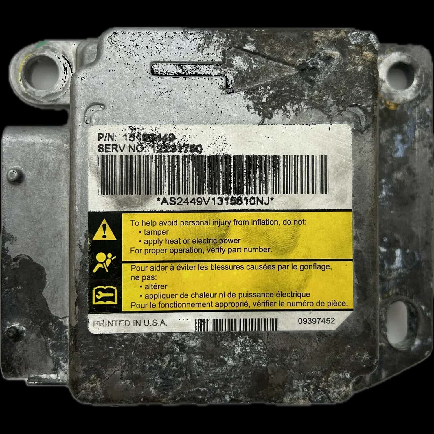 Hummer H2 SUV Airbag Control Unit Repair