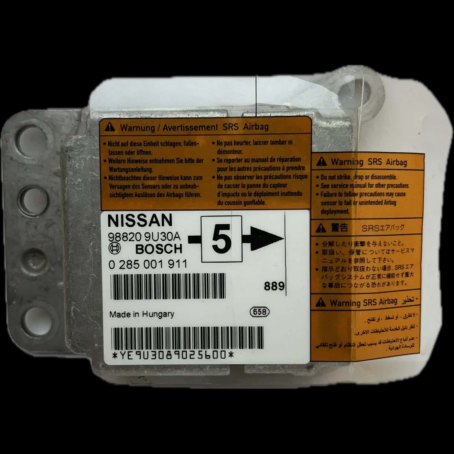 Nissan Note E11 airbag control unit repair