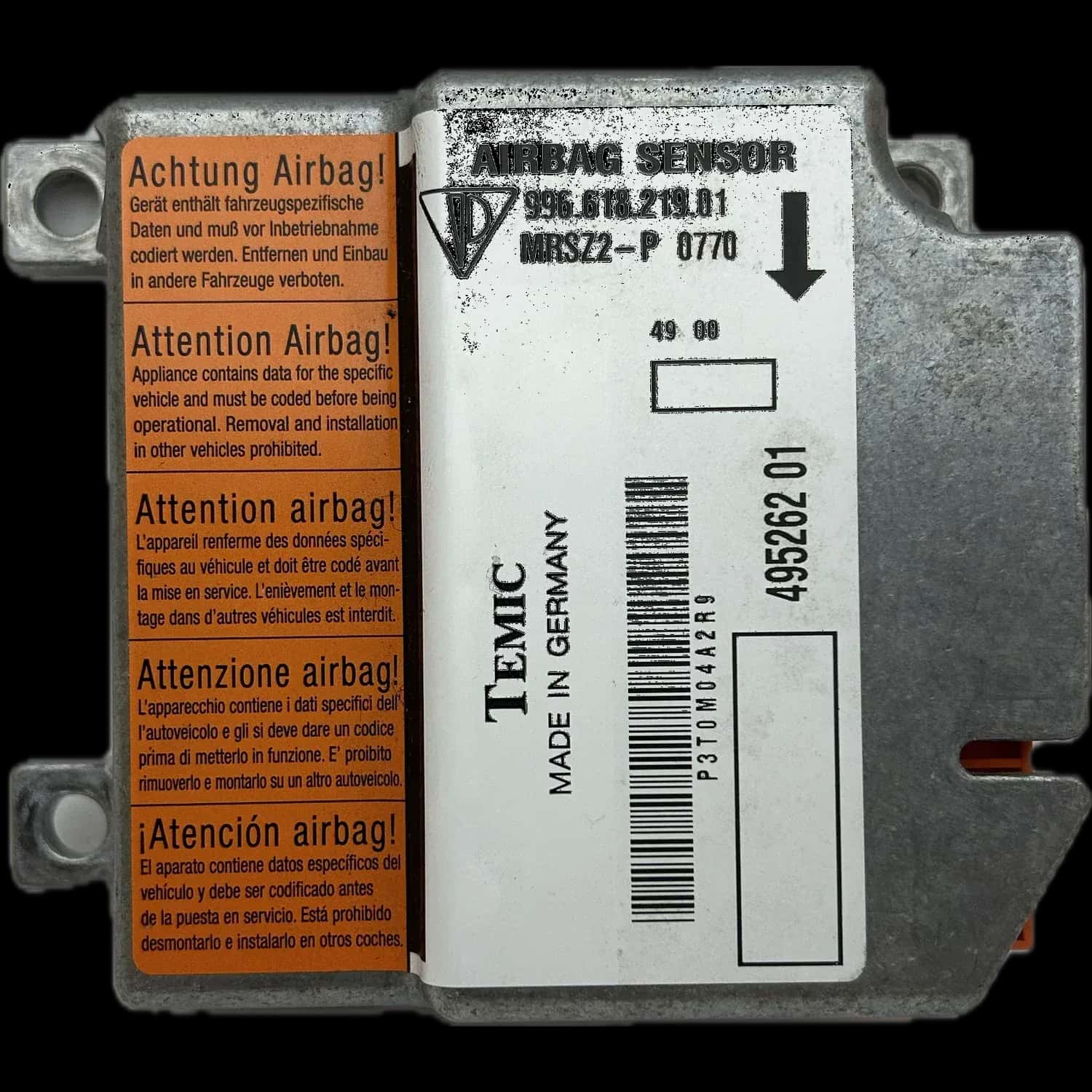 Porsche 911 996 airbag control unit repair