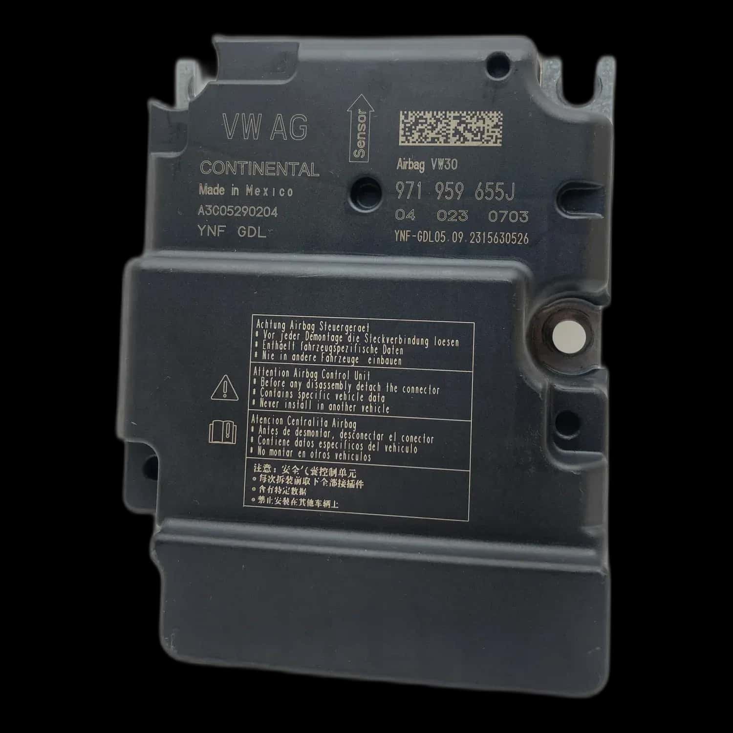 Porsche Panamera 971 airbag control unit repair