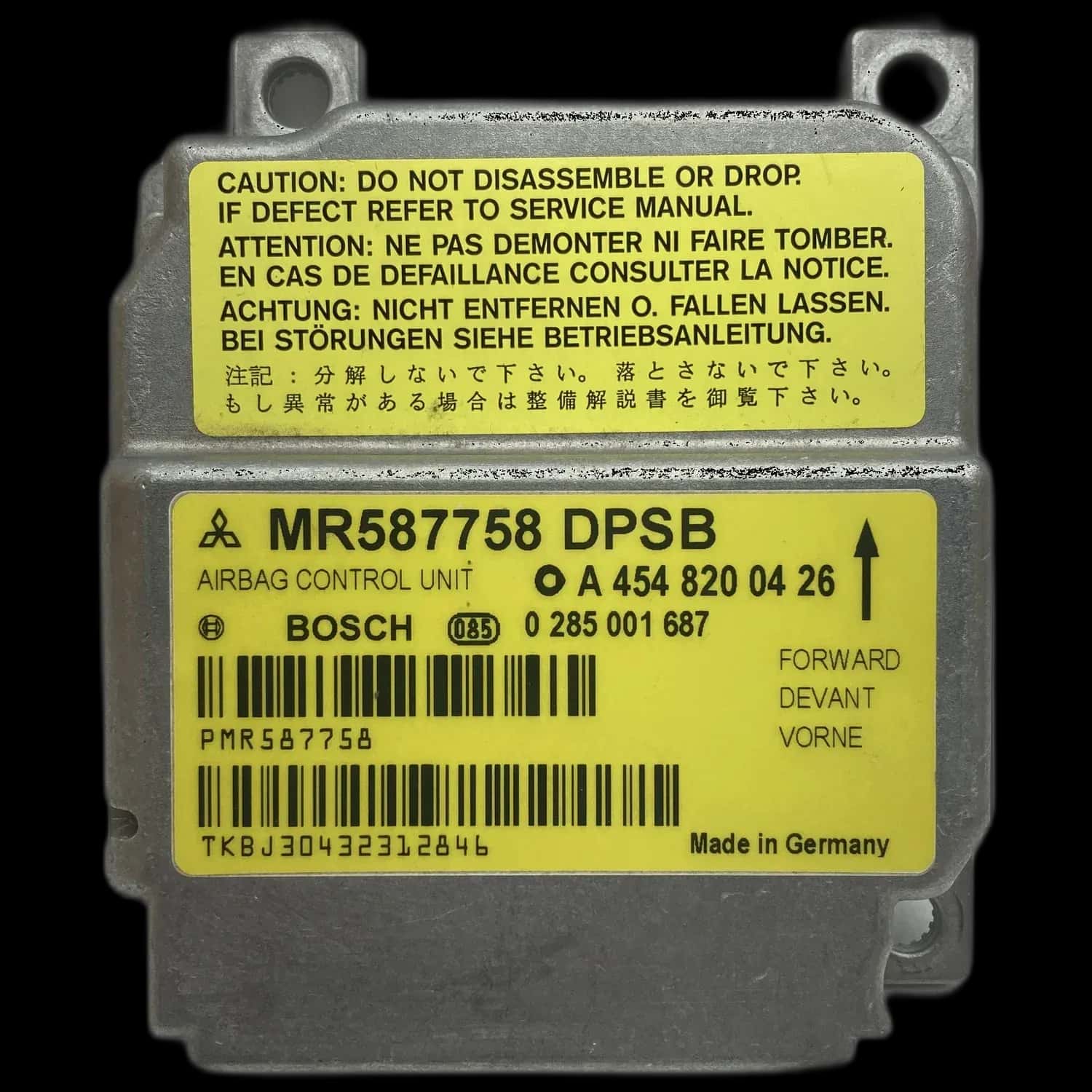 Smart Forfour W454 airbag control unit repair