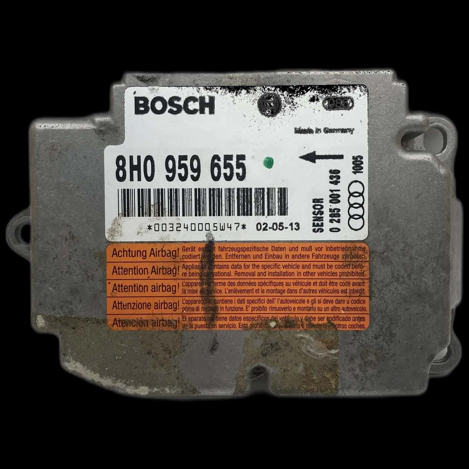 Audi A4 B6 Cabriolet (8H) airbag control unit repair