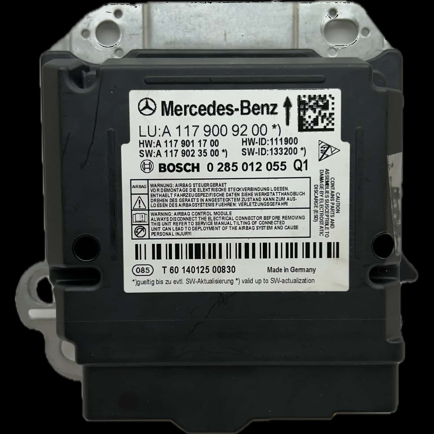 Mercedes-Benz GLA-Class X156 SUV airbag control unit repair