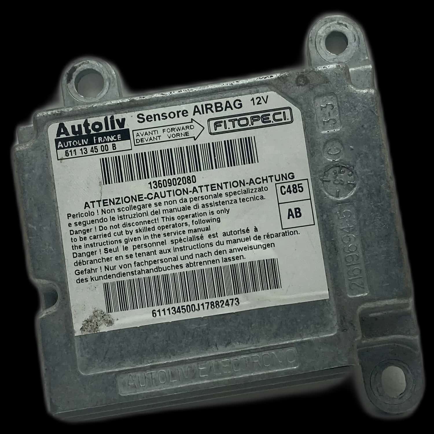 Fiat Qubo 225 airbag control unit repair