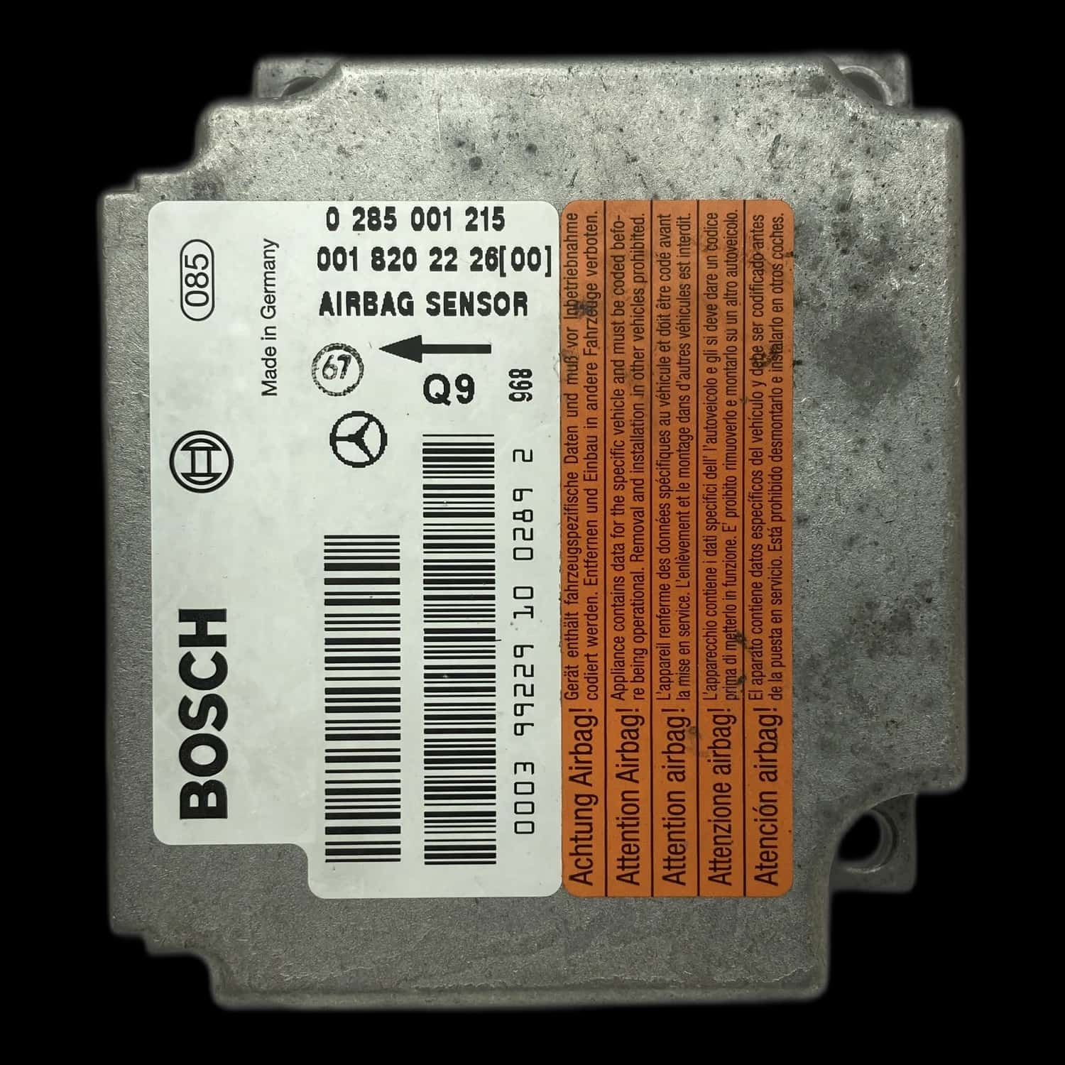 Mercedes-Benz CL-Class C215 Coupé airbag control unit repair
