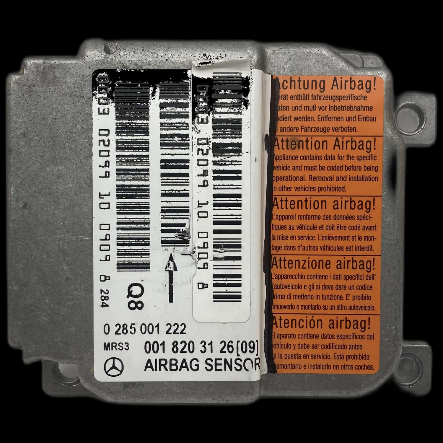 Mercedes-Benz A-Class W168 airbag control unit repair