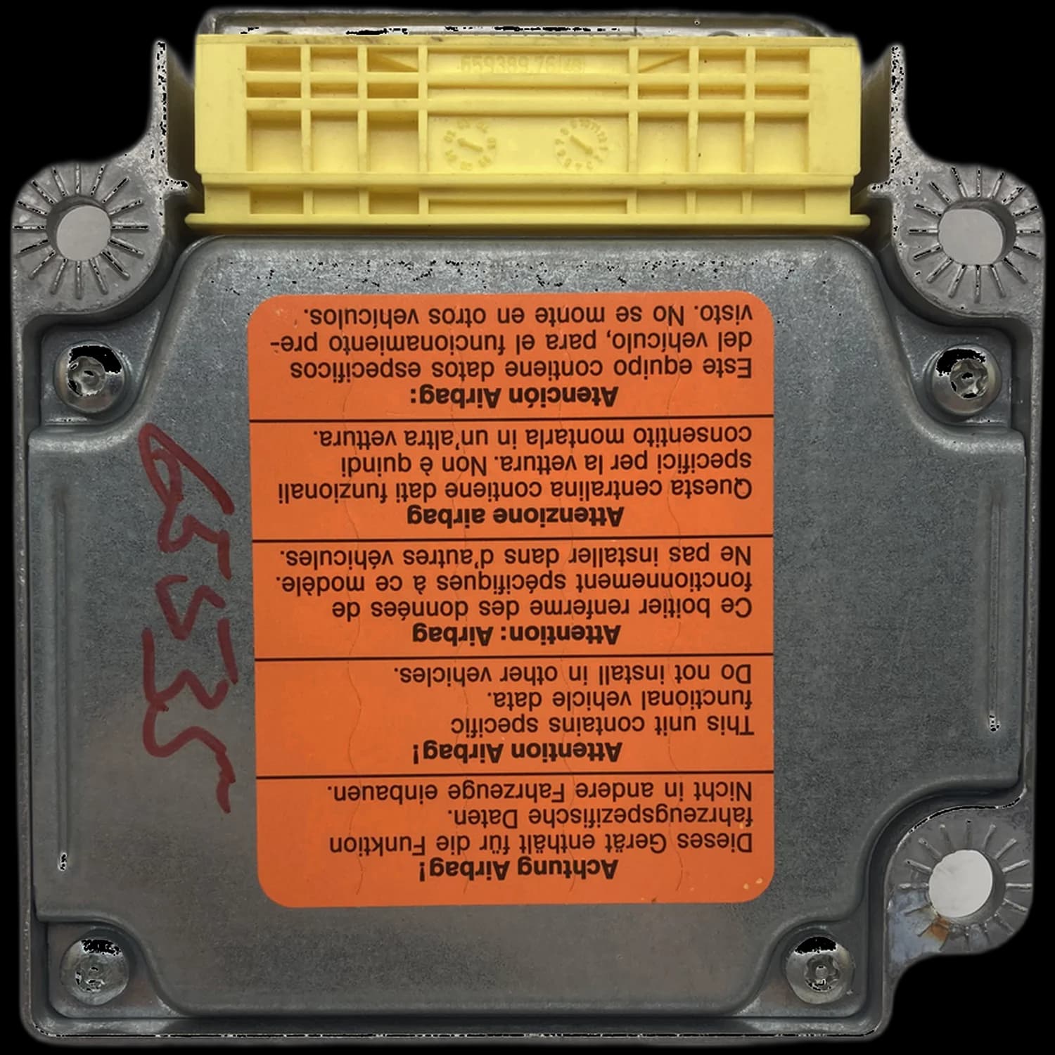 Airbag control unit 1C0 909 605 F, Back