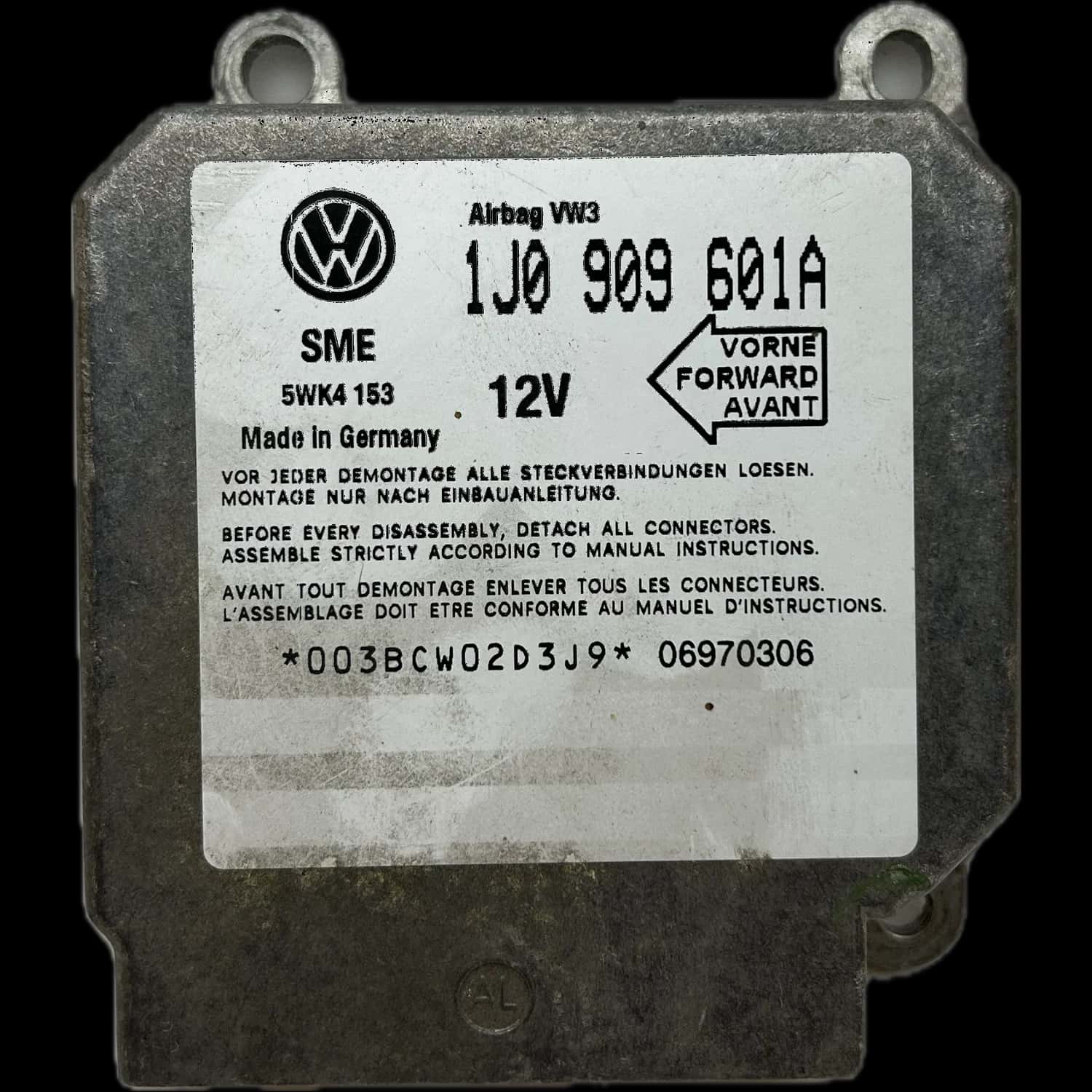 Audi A3 8L airbag control unit repair