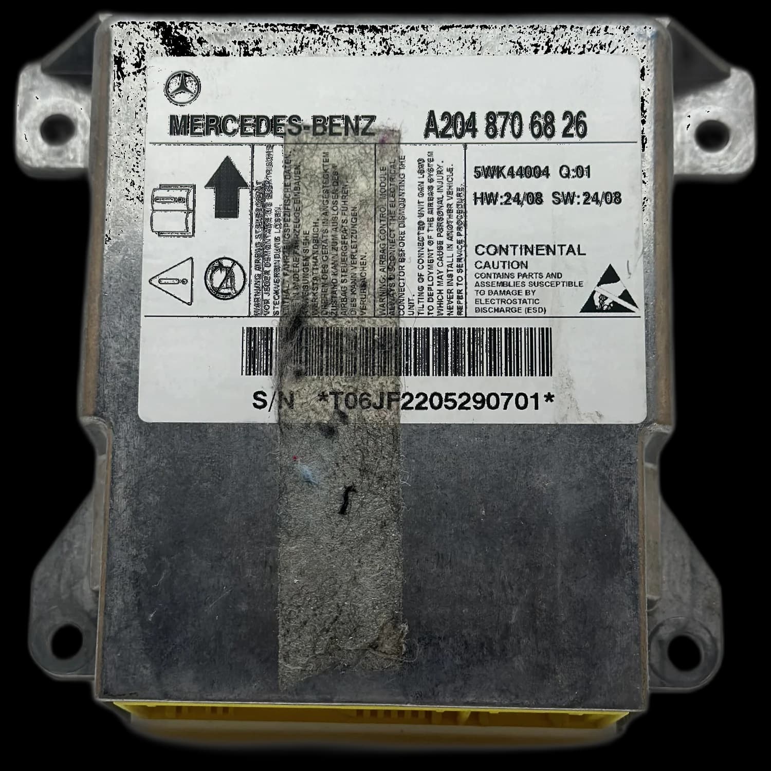 Airbag control unit A204 870 68 26, Label