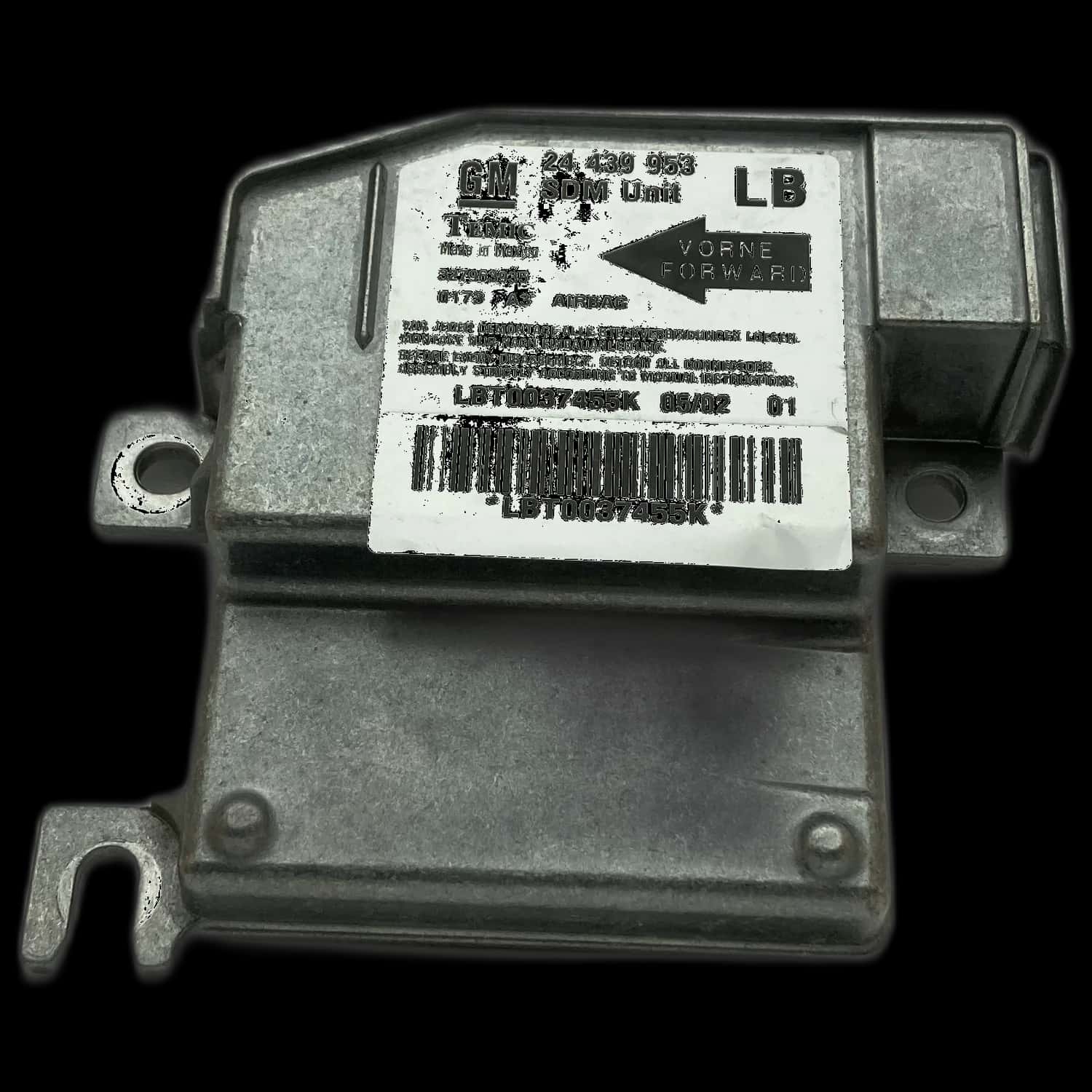 Opel Corsa C airbag control unit repair