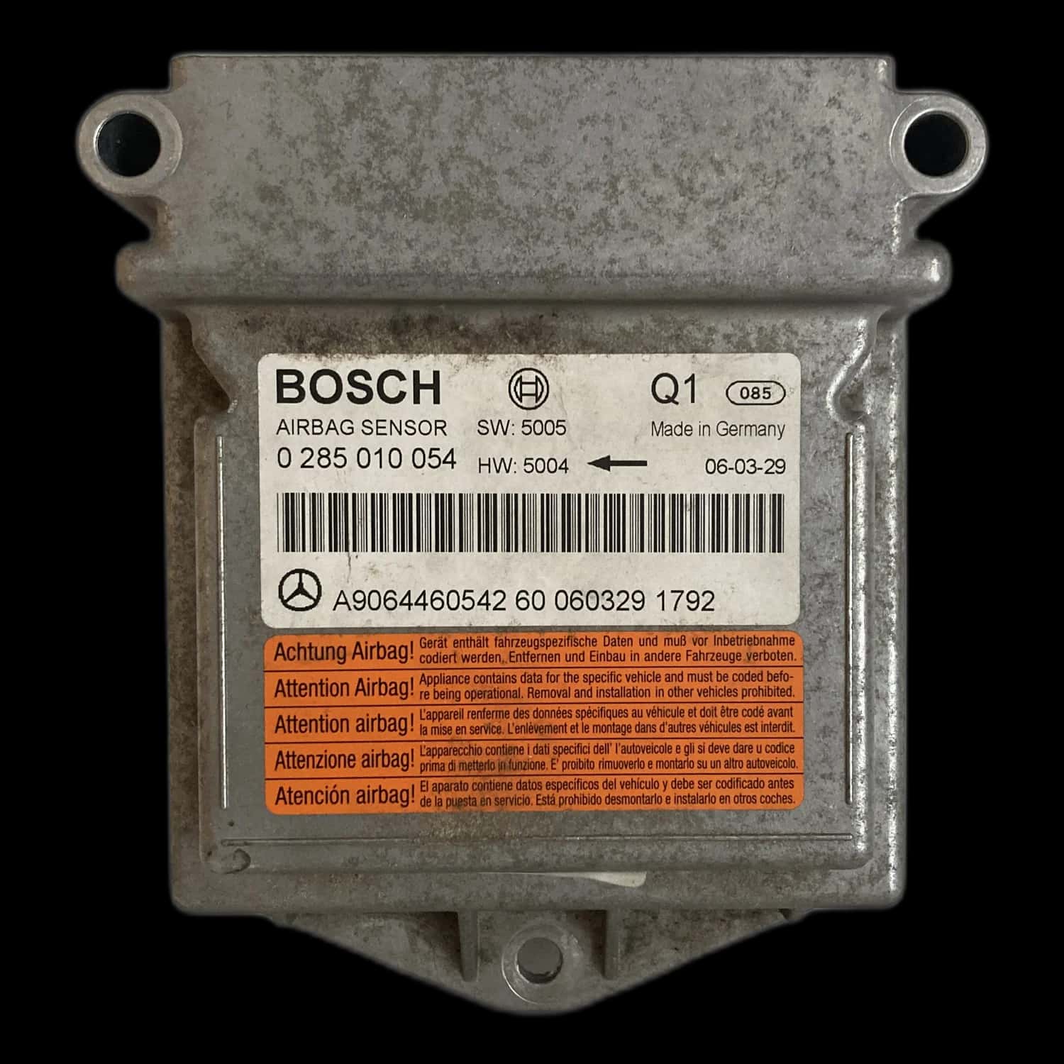 Volkswagen Crafter 2E airbag control unit repair