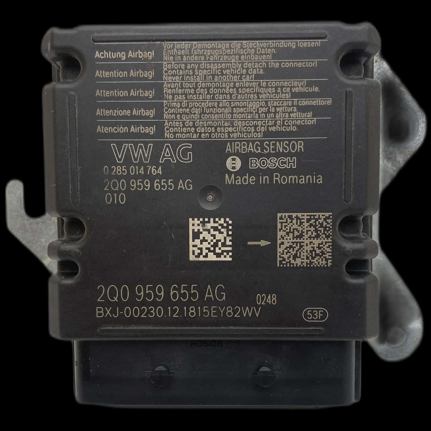 Volkswagen Polo 6 (AW) airbag control unit repair