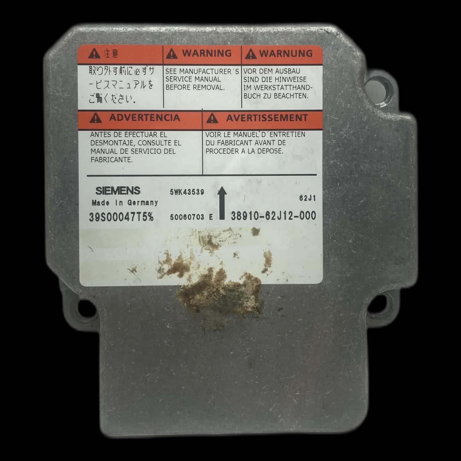 Suzuki Swift AA Airbag-Steuergerät Reparatur