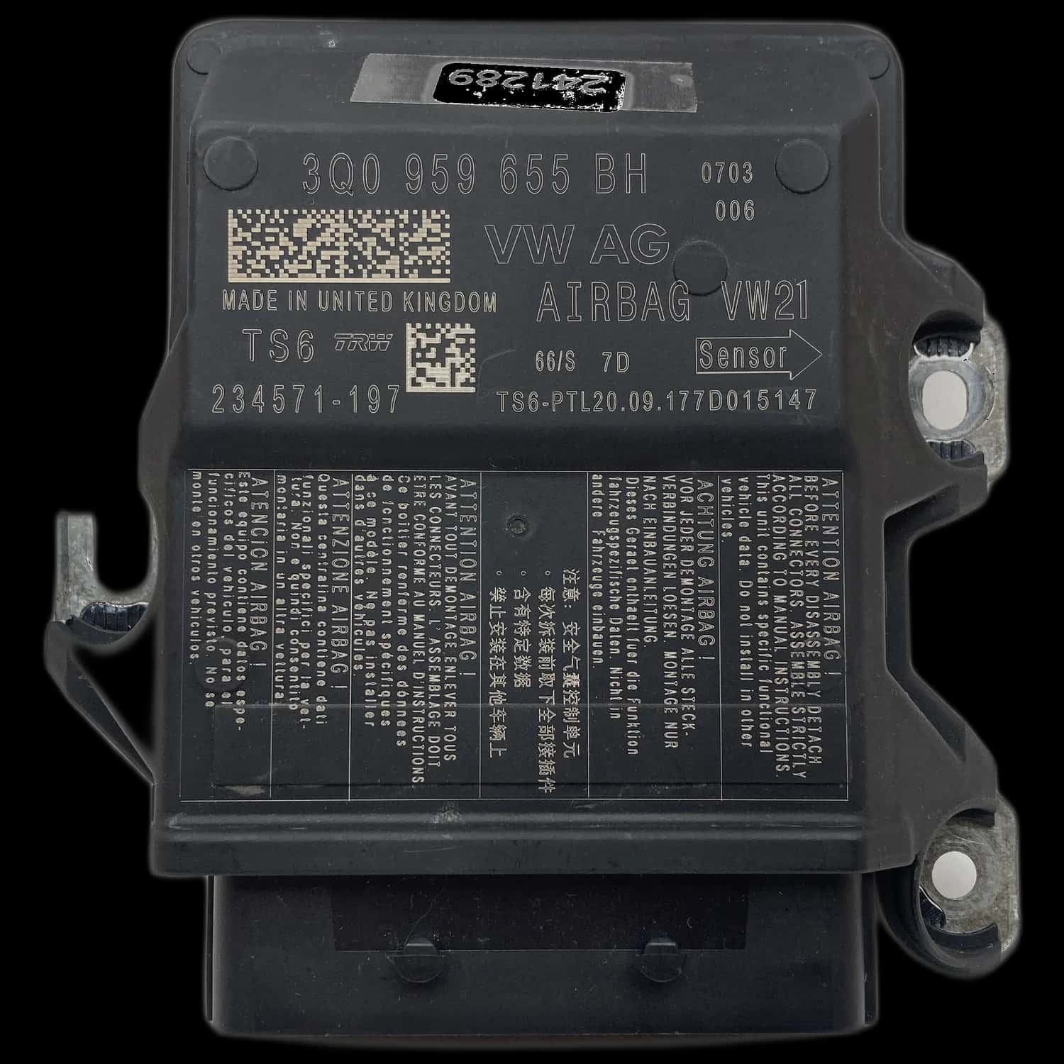 Skoda Kodiaq 1 airbag control unit repair